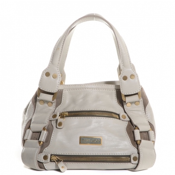 Jimmy Choo Suede & Leather Mahala Bag - Picture 1 of 16